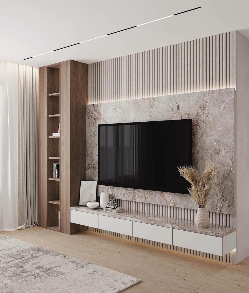 inspirasi interior backdrop dari karya ruang